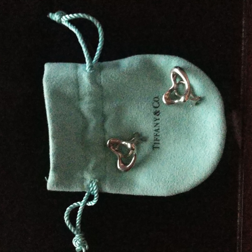 Tiffany & Co Open Heart Earrings